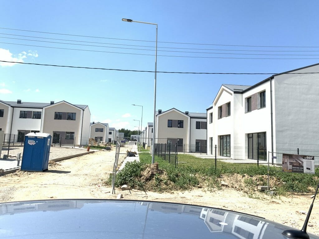 Pavilnio namai (P. P. Būčio g. 1, 2, 4, 5, 6, 7, 8, 9, 10, 11, 12, 13, 14, 16) - Row housing - construction photos
