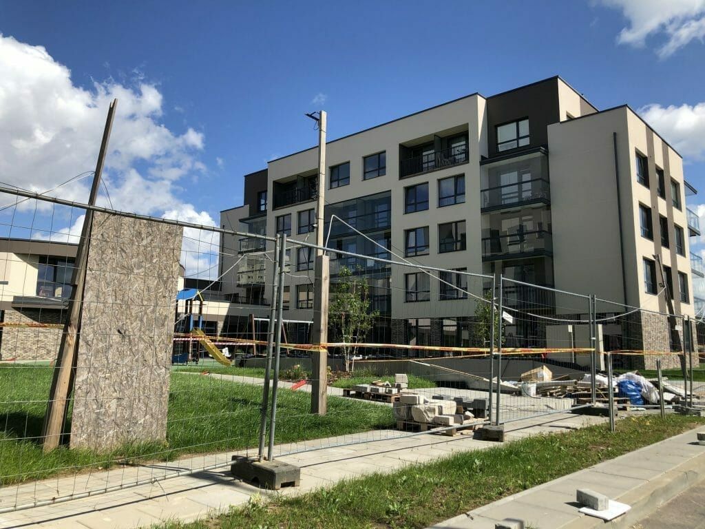 Bitėnų oazė 1-2 etapai (Bitėnų g. 3D, 1B) - Multi apartment - construction photos