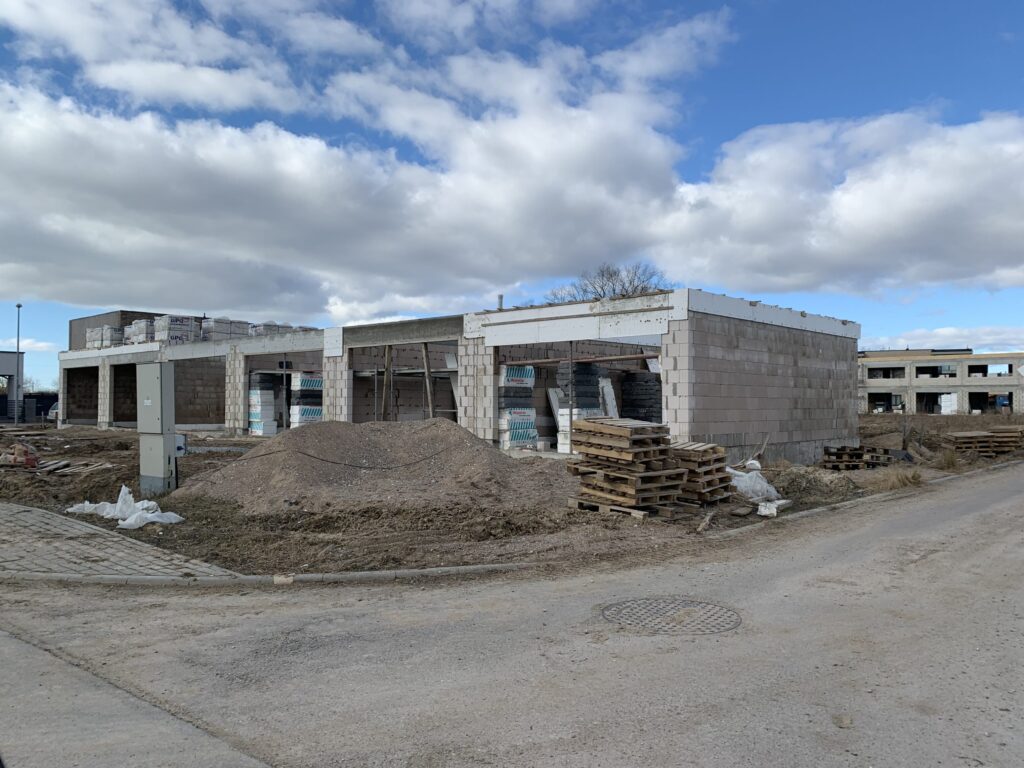 Paupiai (kotedžai) (Karališkių g. 6,10,12) - Row housing - construction photos