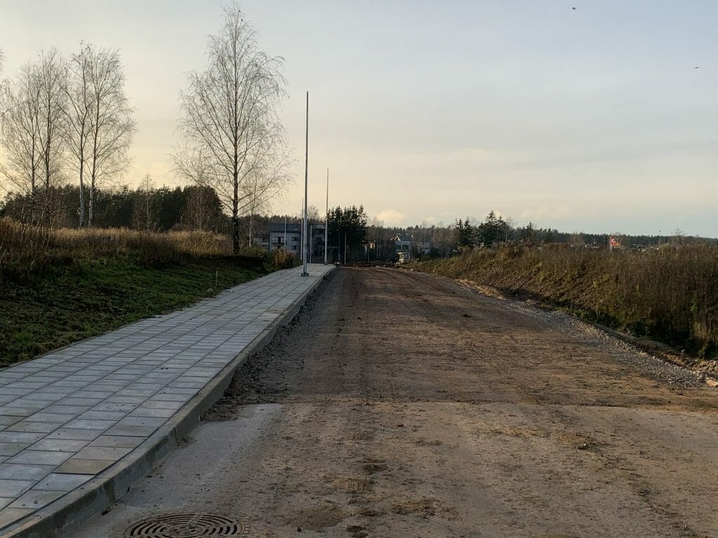 Dangeručio g. ir Daujoto g. (Dangeručio g.) - Street - construction photos