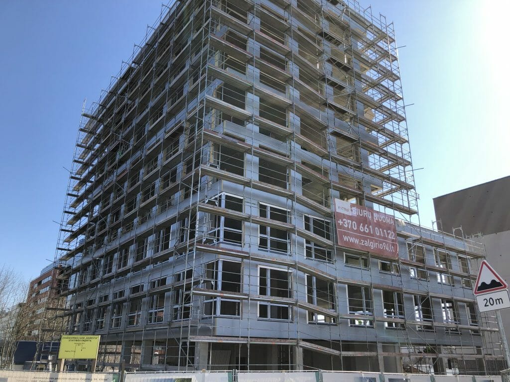 Žalgirio 94 (Žalgirio g. 94) - Office center - construction photos