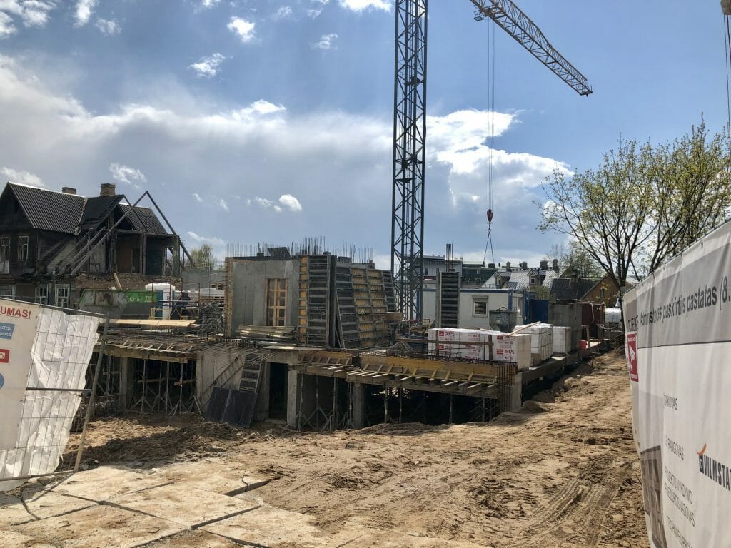 Sėlių 36 (Sėlių g. 36) - Daugiabutis - statybų nuotraukos