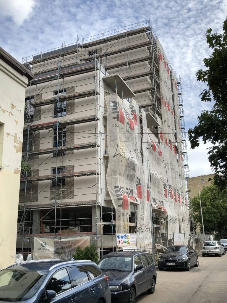 N-GARDEN (Naugarduko g. 50B) - Multi apartment - construction photos