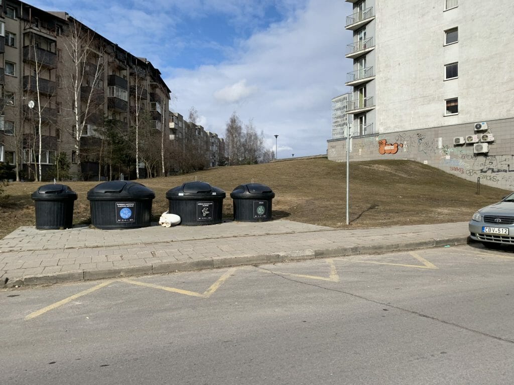 Ramaus eismo gatvė prie Vilniaus rajono centrinės poliklinikos (J. Baltrušaičio g.) - Tänav - ehituse fotod