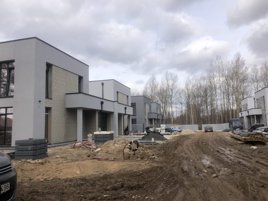 Petro Joniko g. 31, 33, 35, 37 (Petro Joniko g. 31, 33, 35, 37) - Row housing - construction photos