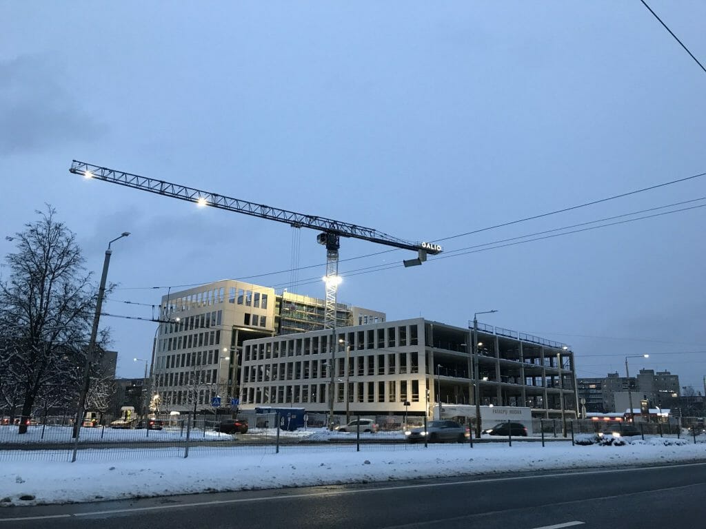 Freedom 36 (Laisvės pr. 36) - Office center - construction photos