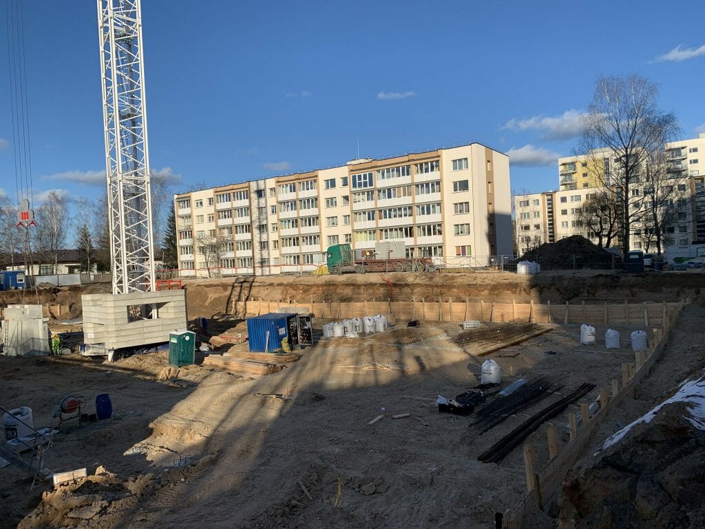 Bajorų lajos 2 etapas (Bajorų kel. 29) - Daugiabutis - statybų nuotraukos