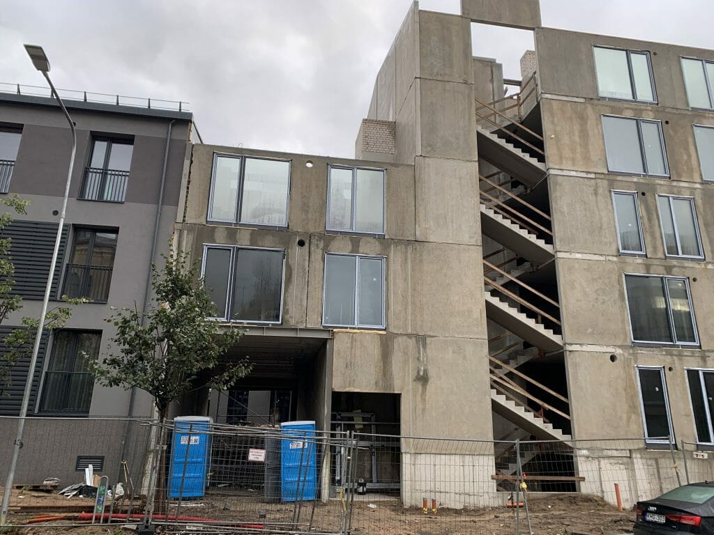 Baltas Lapas Mindaugo 2 etapas (Aguonų g. 17) - Multi apartment - construction photos