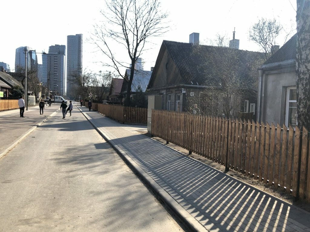 Giedraičių ir S. Fino g. (Giedraičių g.) - Bike path, Street - construction photos