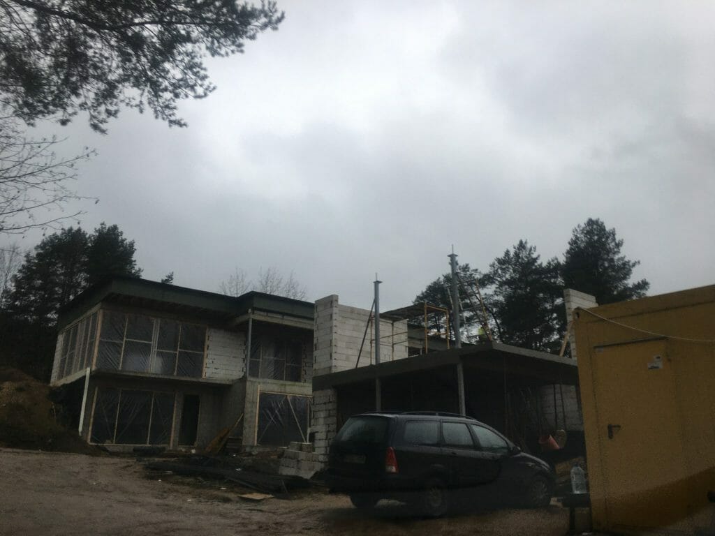 Terasų g. 19 (Terasų g. 19) - Rindu mājas - būvdarbu attēli