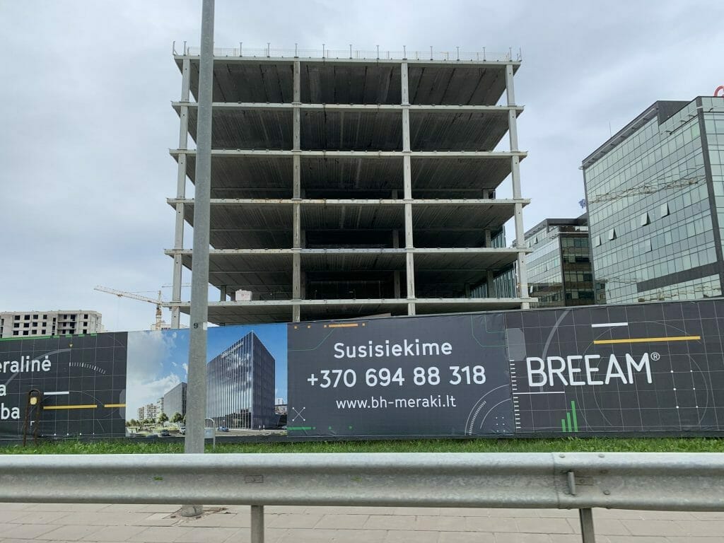 MERAKI A korpusas (Eitminų g. 3) - Office center - construction photos