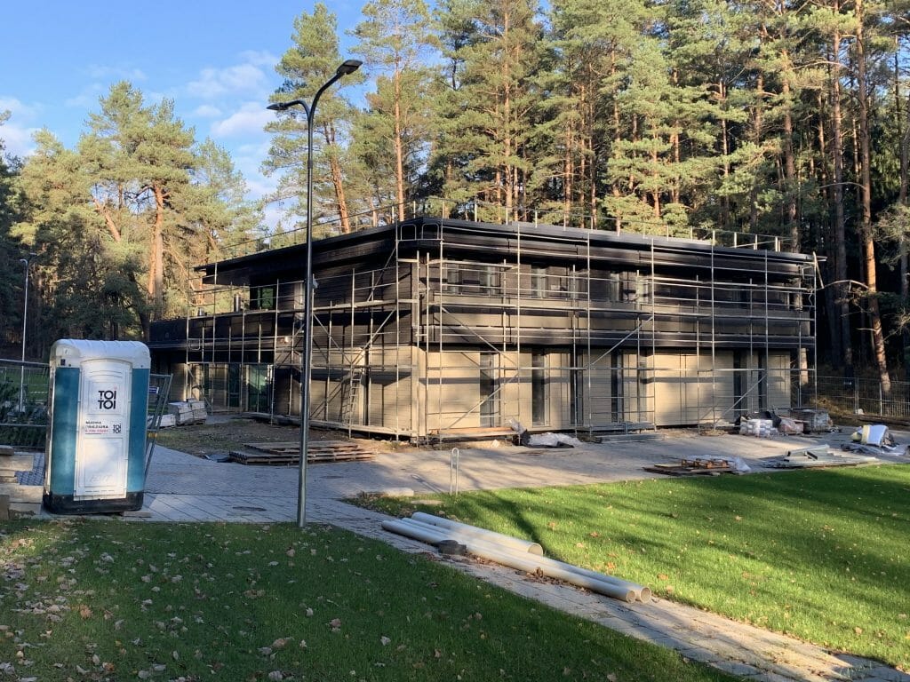 Garo fabrikas Pušyno kel. 25 (Pušyno kel. 25) - Viesnīca - būvdarbu attēli