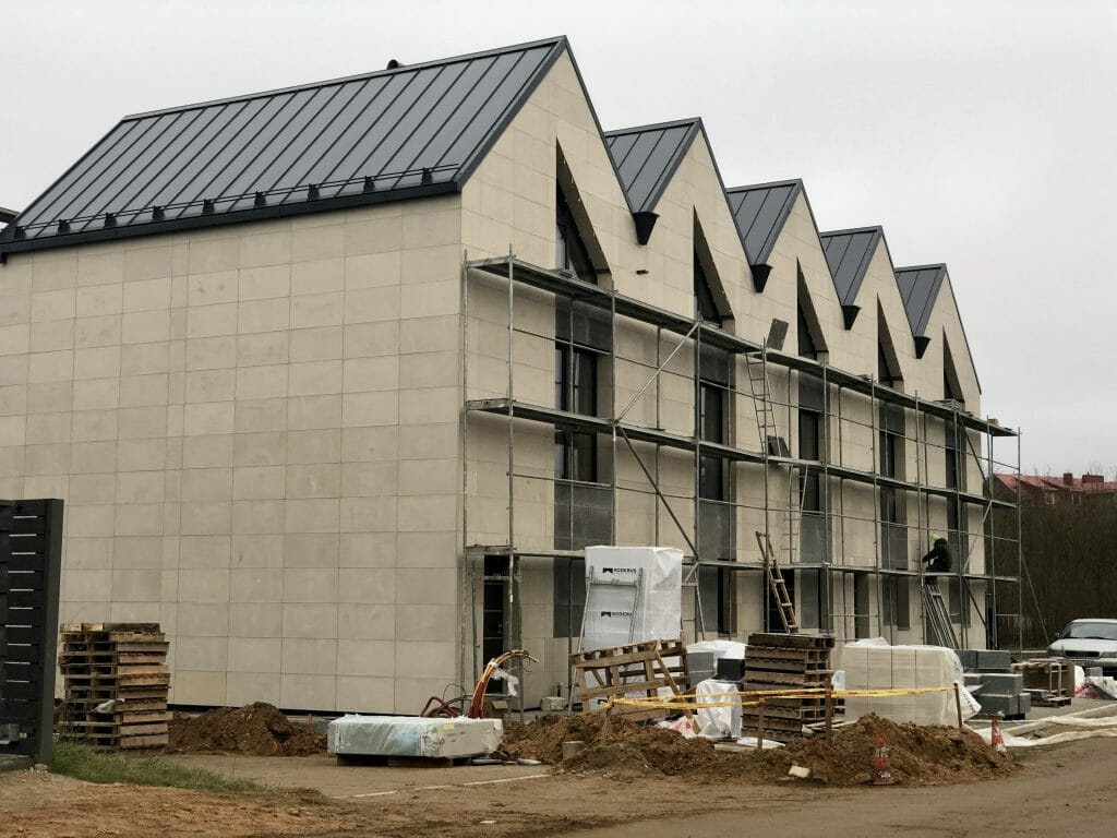 Pakarvių g. 1, 3 (Pakarvių g. 1, 3) - Row housing - construction photos