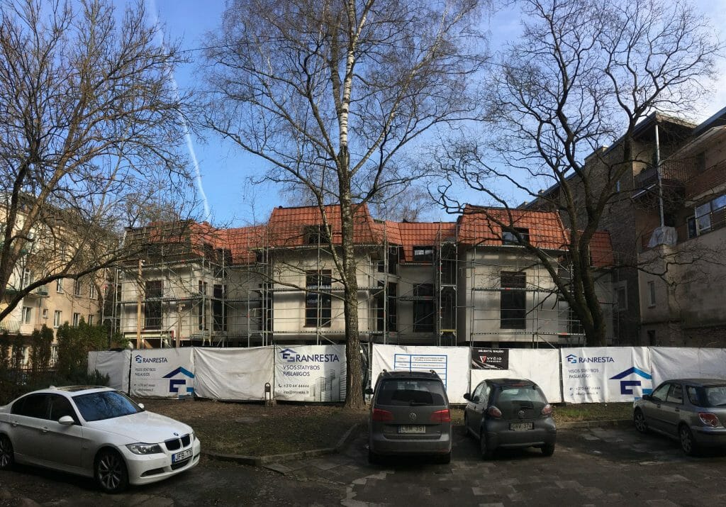 Pylimo g. 12 (Pylimo g. 12) - Row housing - construction photos