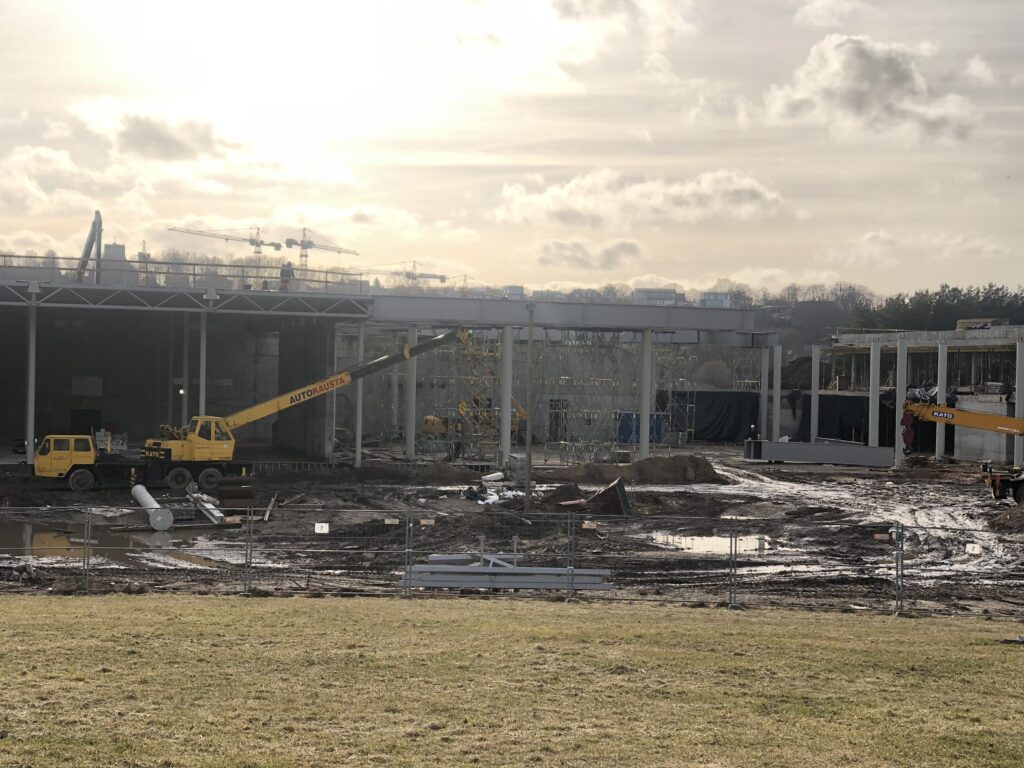 Mokslo sala (Karaliaus Mindaugo pr. 50) - Museum - construction photos