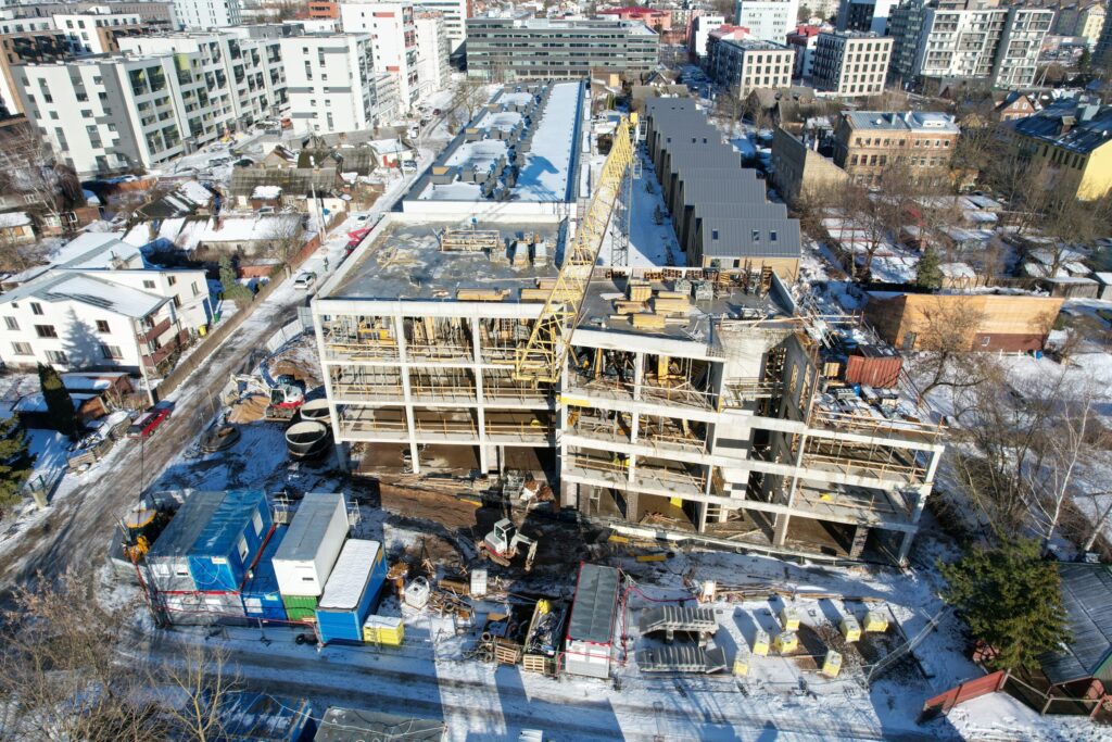 Kintų 11 (Kintų g. 11) - Verslo centras - statybų nuotraukos