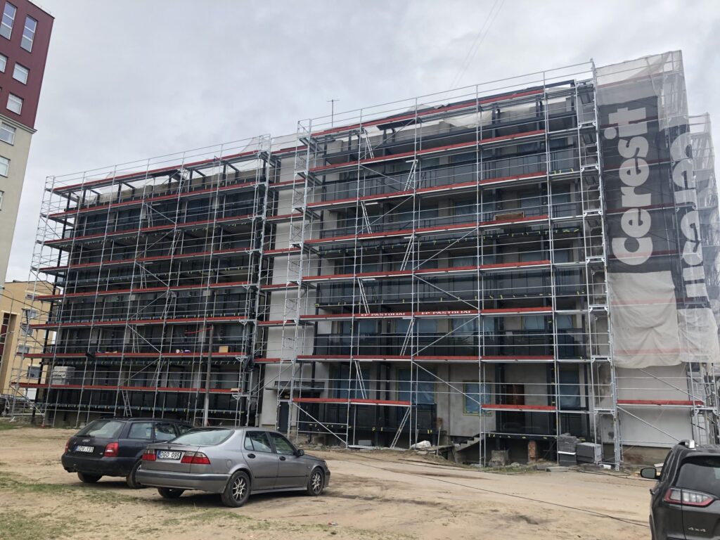 Laisvės 45A (Laisvės pr. 45A) - Multi apartment - construction photos