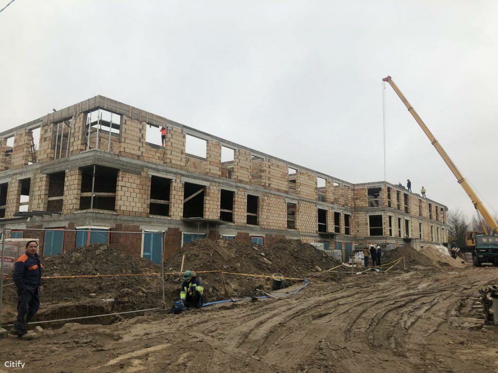 Gintaro apartamentai (V. Krėvės pr. 112A) - Multi apartment - construction photos