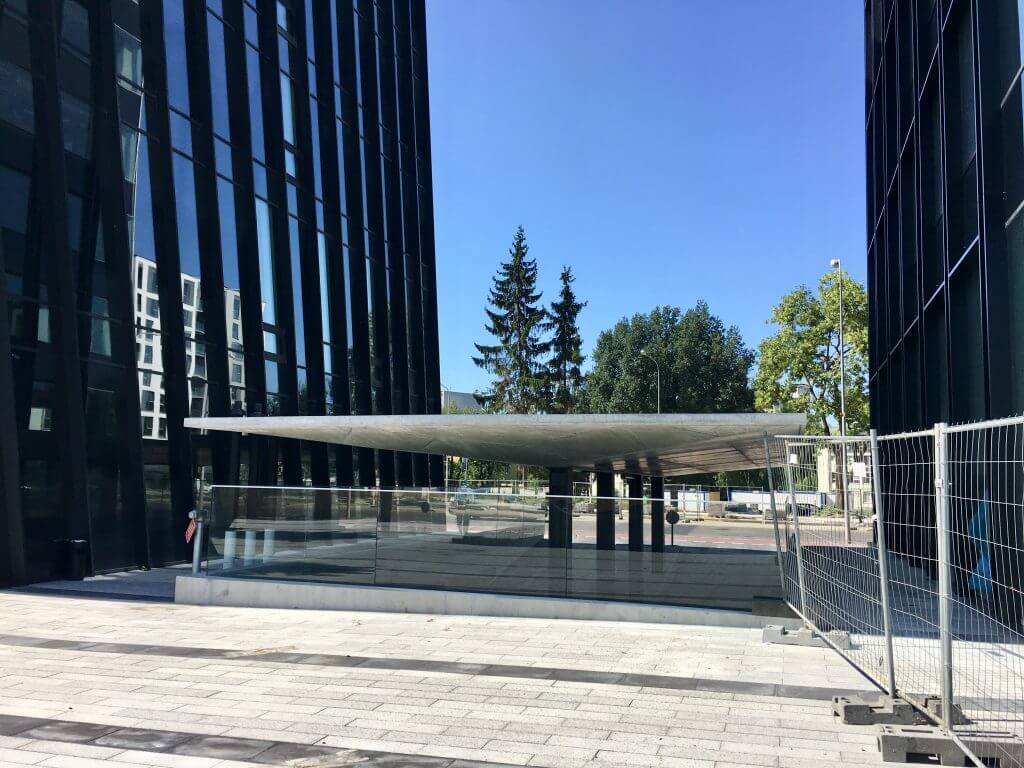 Business Stadium promenada (Rinktinės g. 3) - Square - construction photos