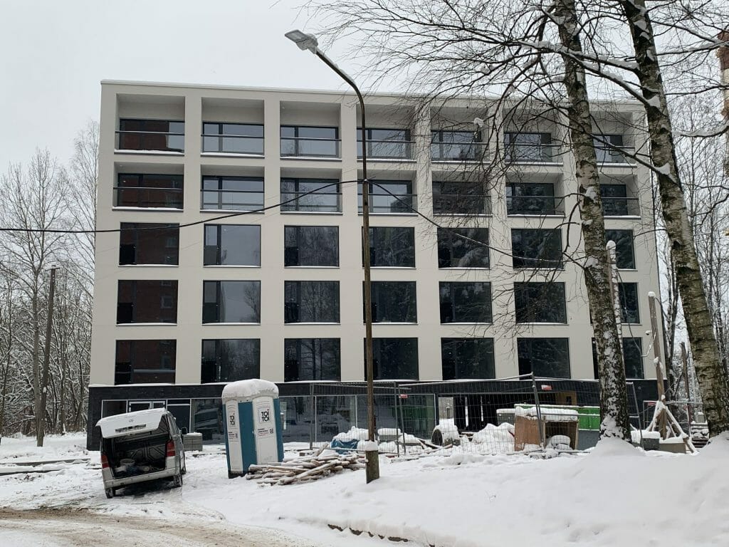 Student Box (Didlaukio g. 67A) - Multi apartment - construction photos