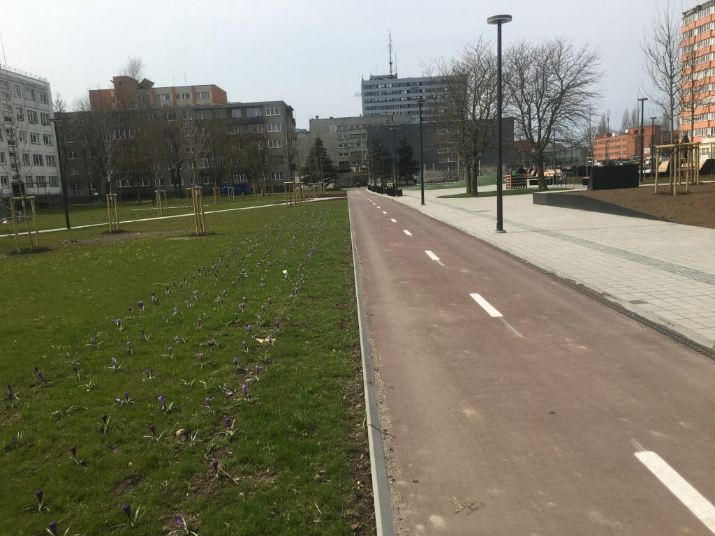 Vaidilos aikštės teritorija (Taikos pr., Paryžiaus Komunos g. ) - Park - construction photos