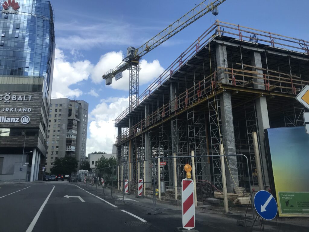 FLOW (Lvovo g. 21A) - Office center - construction photos