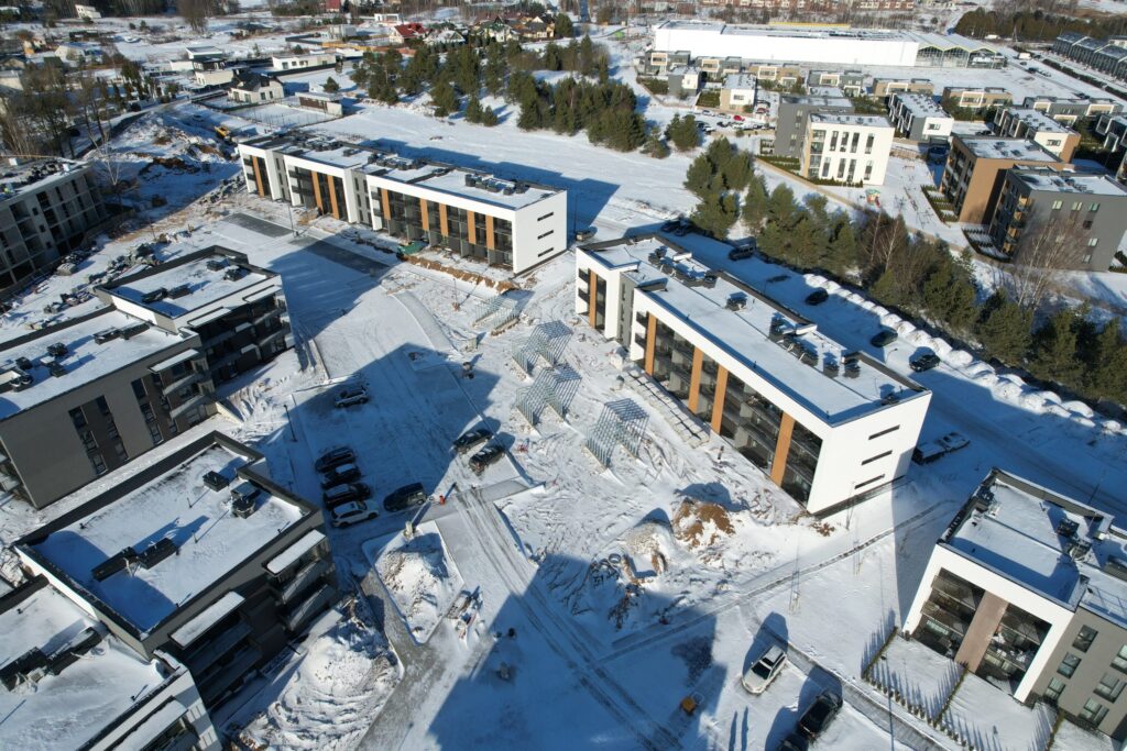 Gilužio rivjera 5 etapas (Gilužio g. 47, 55, 63) - Multi apartment - construction photos