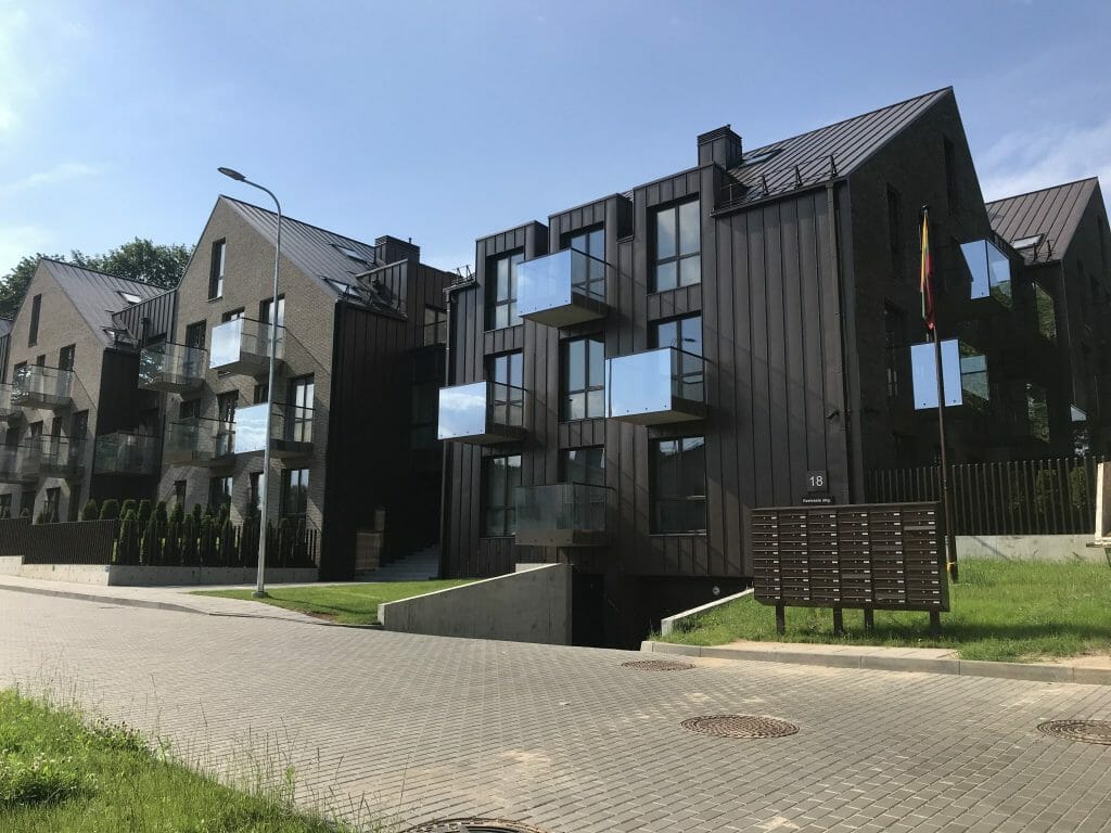 Užupio terasos (Kreivasis skg. 18) - Multi apartment - construction photos