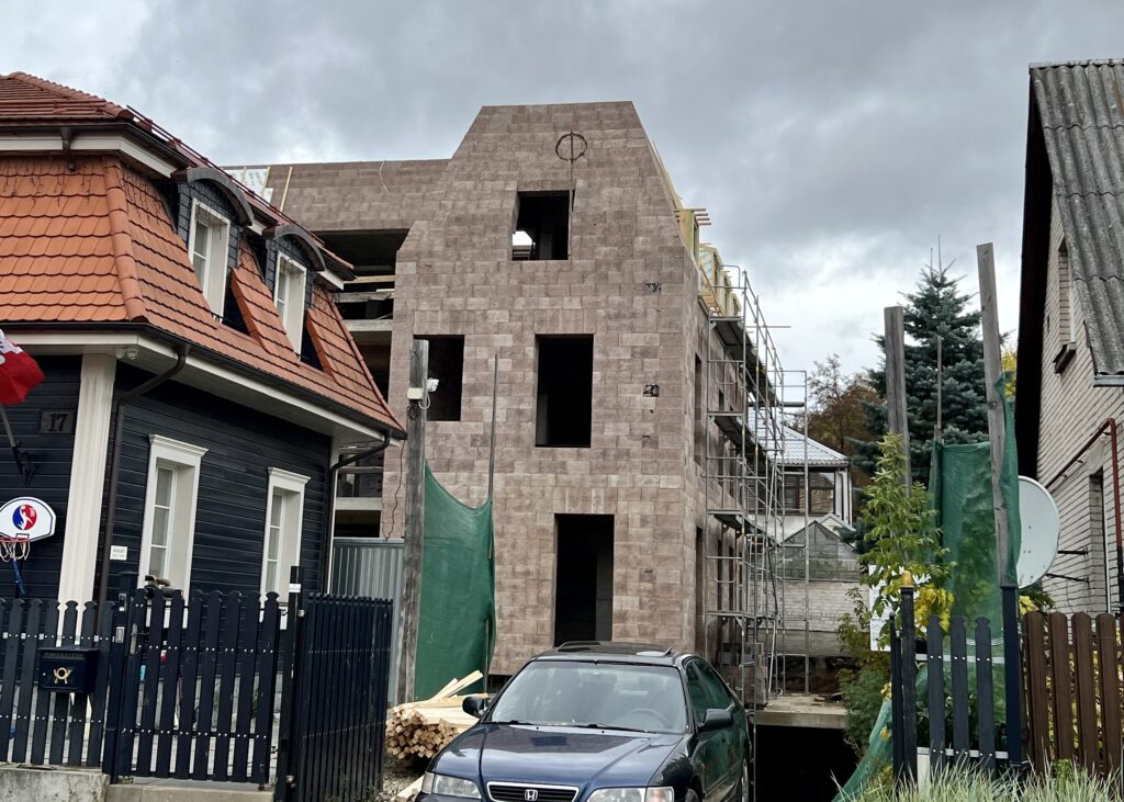 Žalioji g. 17 (Žalioji g. 17) - Hotel, Multi apartment - construction photos