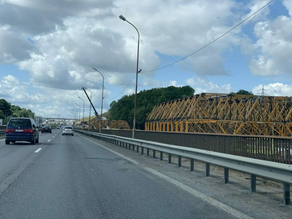 Islandijos pl. Kleboniškio tiltas 1 etapas (Islandijos pl.) - Bridge - construction photos