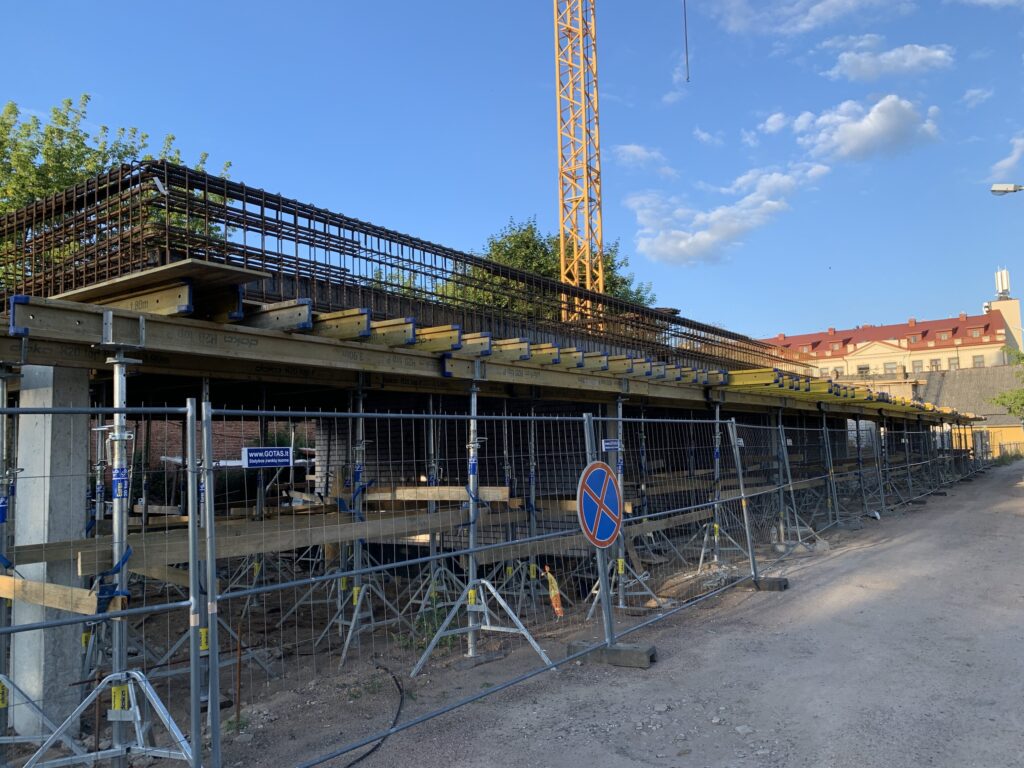 K50E (Kalvarijų g. 50E) - Multi apartment - construction photos