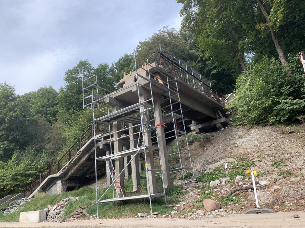 Viaduko per geležinkelį Tunelio g. remontas (Tunelio g.) - Bridge - construction photos