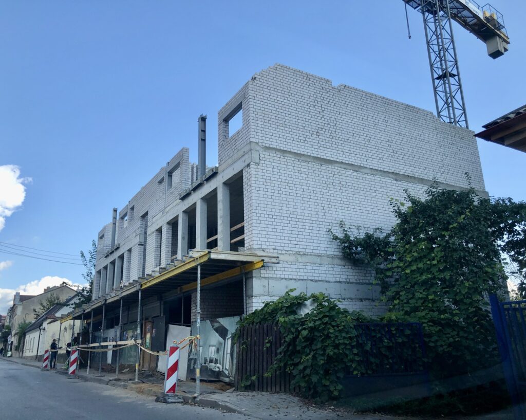 Užupio ložės (Polocko g. 7A) - Multi apartment - construction photos