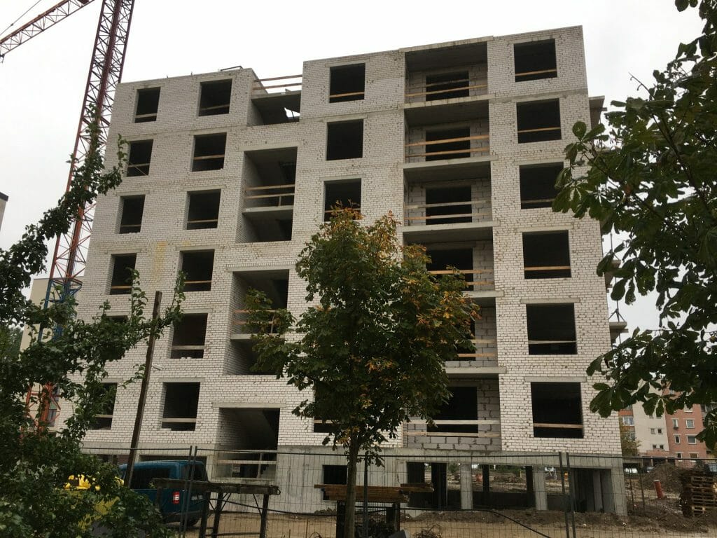 Baltijos terasos (Baltijos pr. 111) - Korterelamu - ehituse fotod