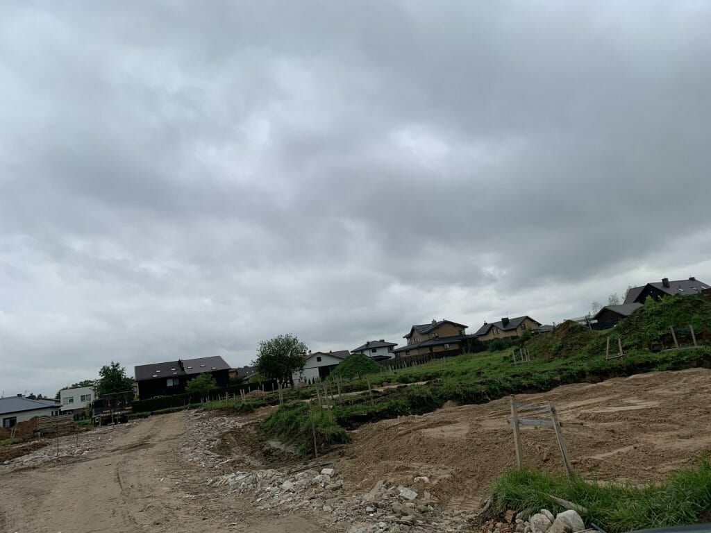 M. ir P. Šalčių g. 45-57 (M. ir P. Šalčių g. 45-57) - Rindu mājas - būvdarbu attēli