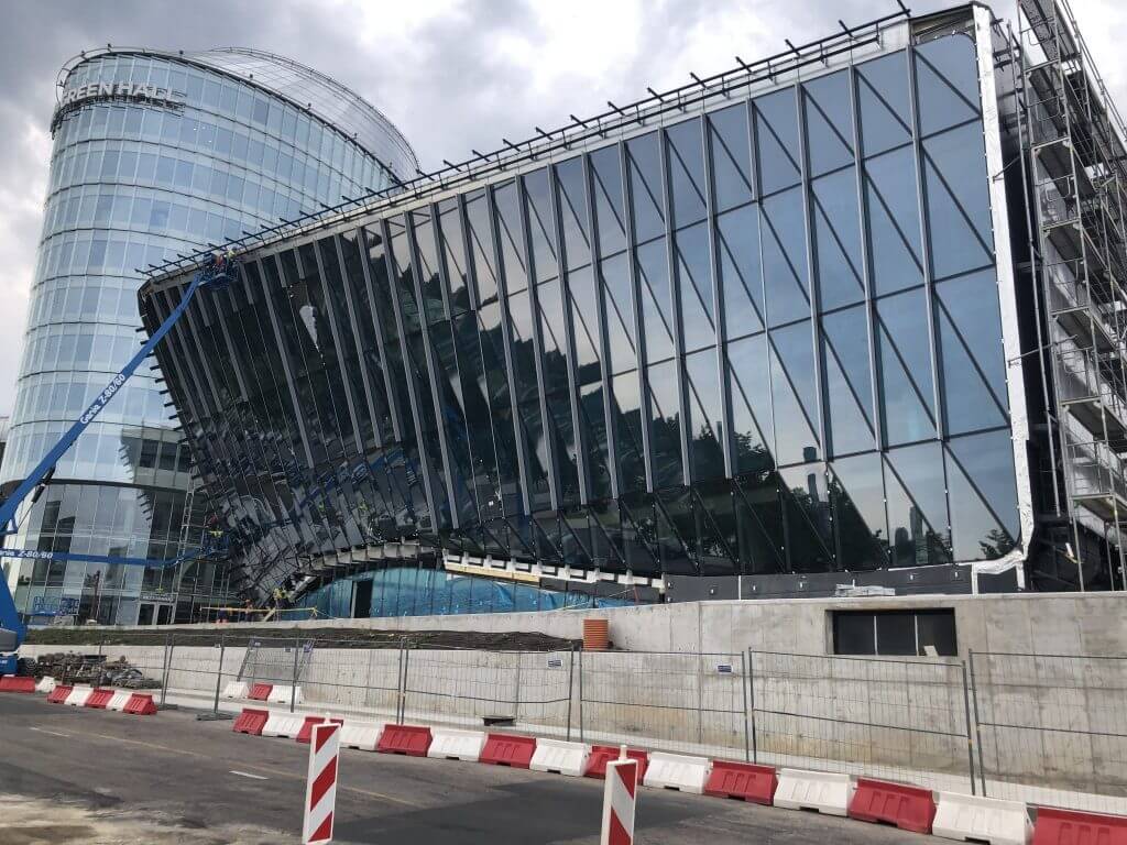 Green Hall 3 (Upės g. 9) - Office center - construction photos