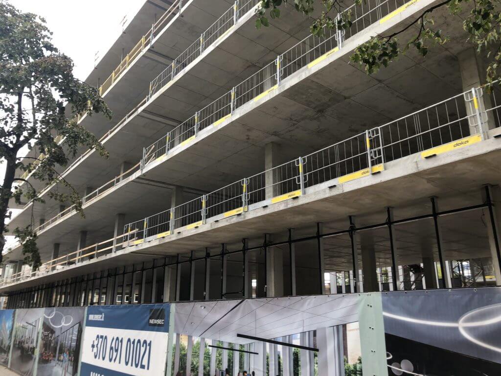 Uptown Park (Švitrigailos g. 13) - Office center - construction photos