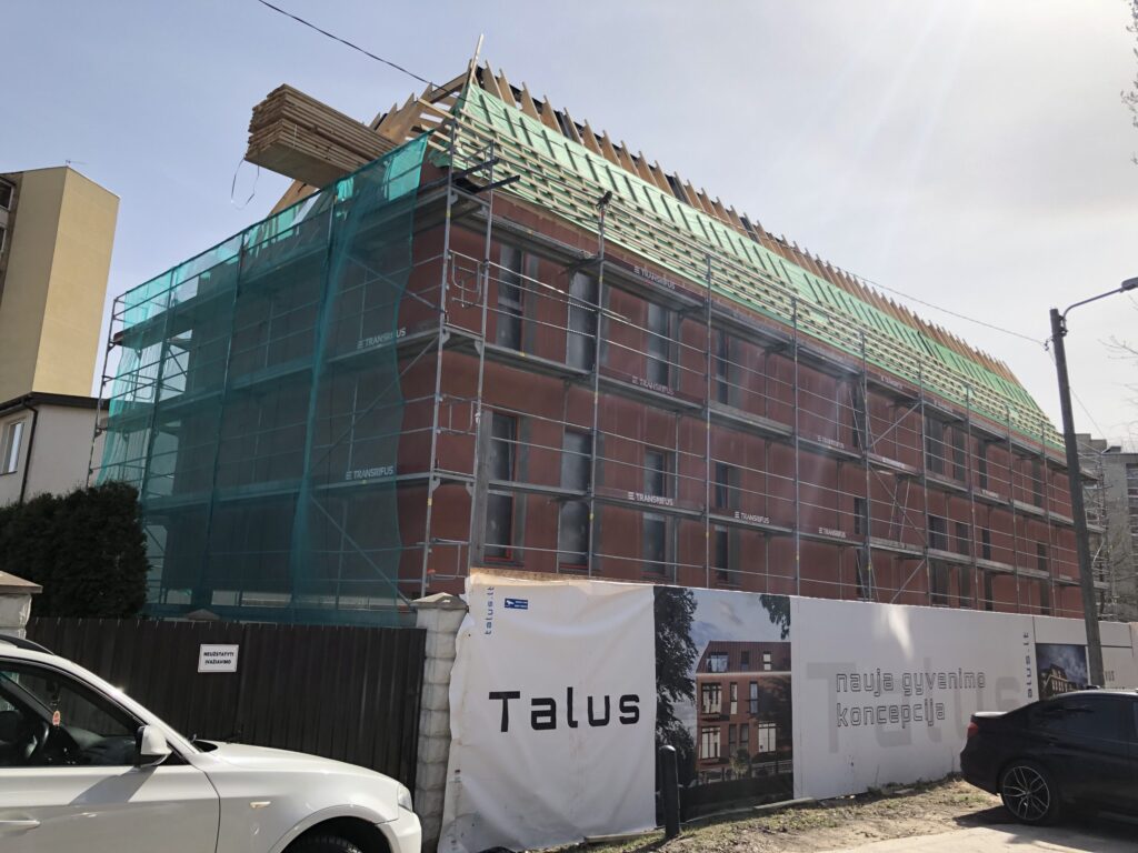 LIUTAURO TALUS (Liutauro aklg. 20) - Multi apartment - construction photos