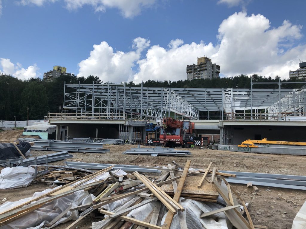 Lazdynų baseinas (Erfurto g. 13) - Pool - construction photos