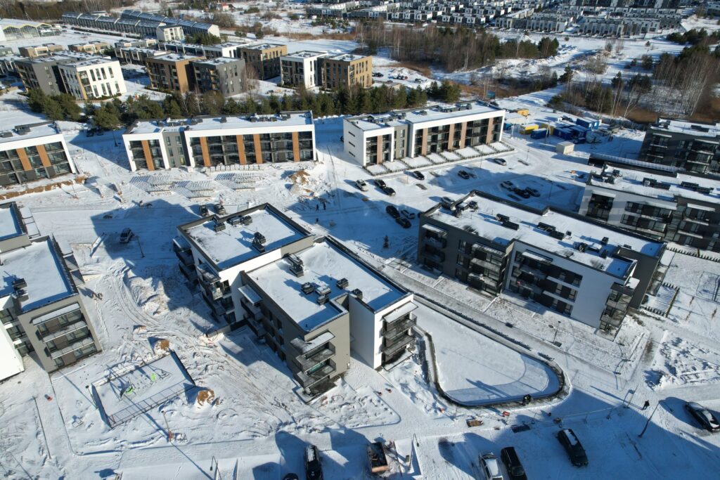 Gilužio rivjera 5 etapas (Gilužio g. 47, 55, 63) - Multi apartment - construction photos