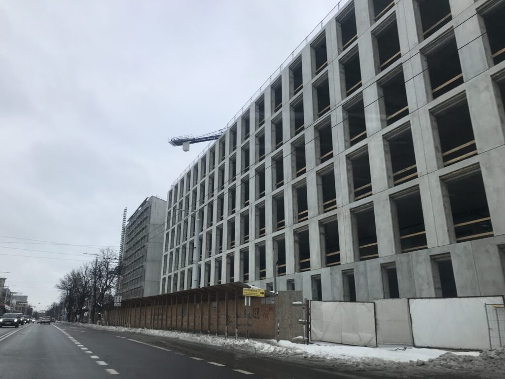 Cyber City 1 etapas (Švitrigailos g. 32) - Office center - construction photos