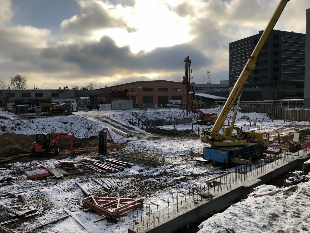 OFFICE 100 by Skraidenis (Panerių g. 49) - Office center - construction photos