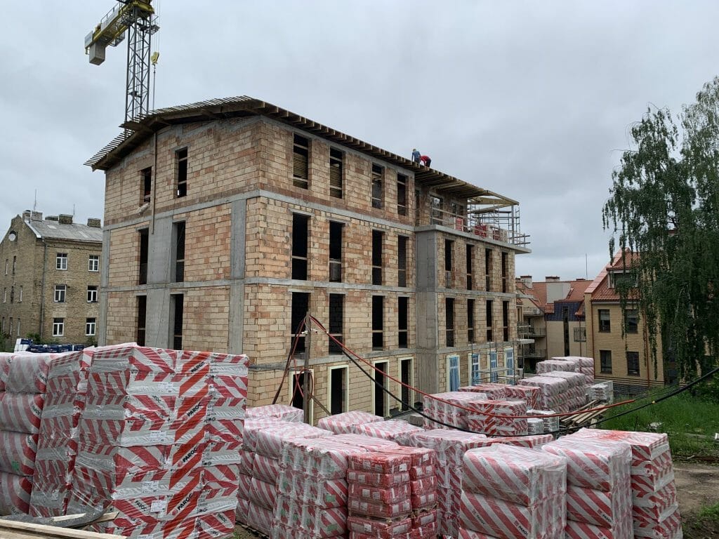 Mindaugo rezidencija (Mindaugo g. 12A) - Multi apartment - construction photos