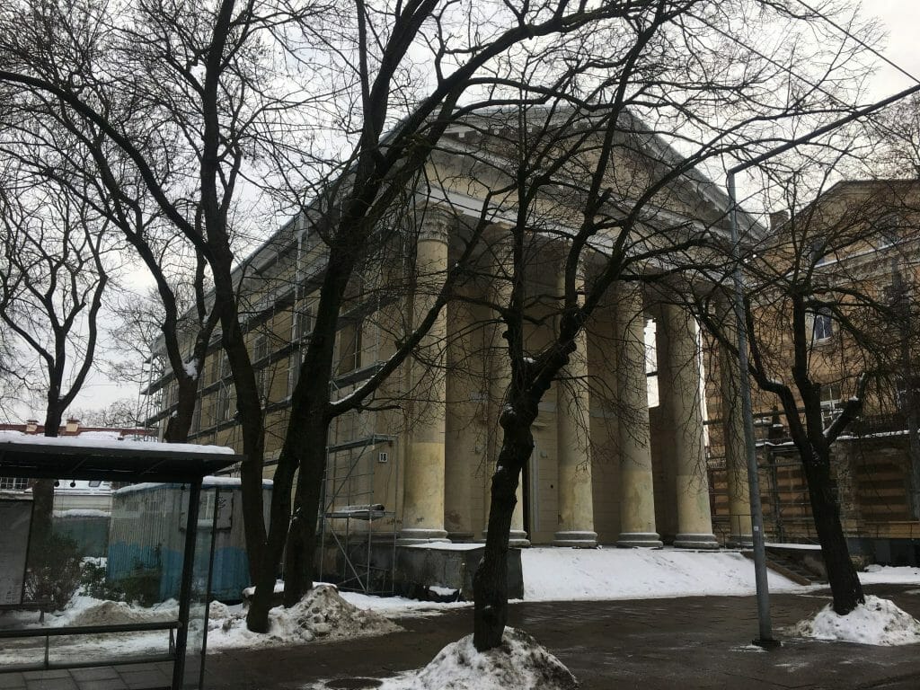 Evangelikų Reformatų bažnyčios komplekso rekonstrukcija (Pylimo g. 18) - Cultural center - construction photos