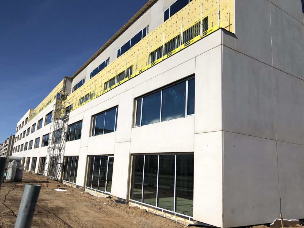 Tolminkiemio (Pilaitės) gimnazija (Tolminkiemio g. 2D) - Primary and secondary education - construction photos