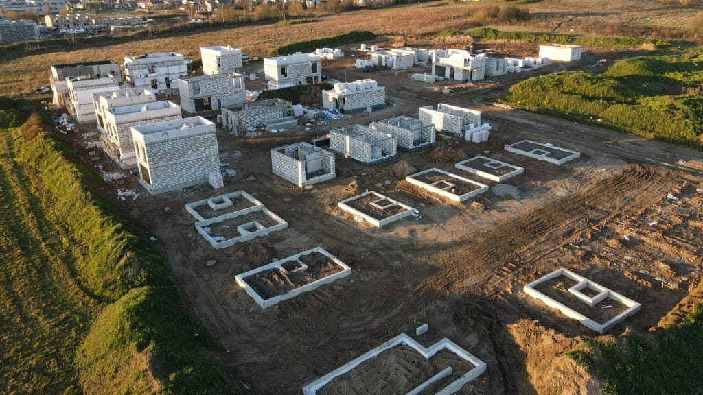 Hetitų g. namai (Hetitų g. 1, 2, 3, 4, 5, 6, 7, 8, 9, 10, 11, 12, 14, 16, 22, 24, 26, 28, 32, 33, 34, 35, 36, 37, 39, 41, 43, 47, 49) - Private house community - construction photos