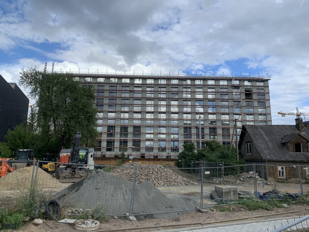 Cyber City 1 etapas (Švitrigailos g. 32) - Office center - construction photos