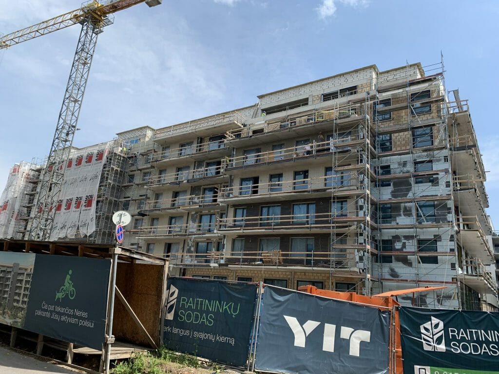 Raitininkų sodas (Raitininkų g. 4, 4A) - Multi apartment - construction photos