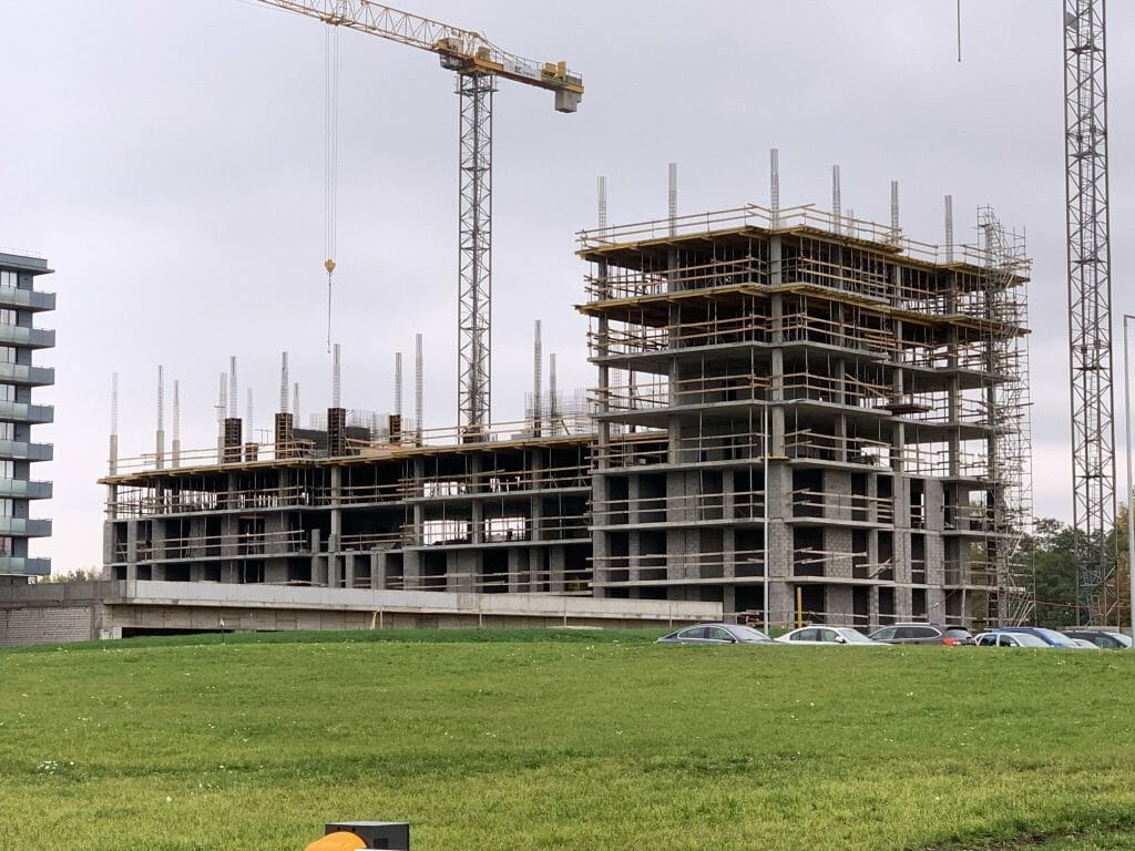 Trinapolio namai 2 etapas (Trinapolio g. 3) - Multi apartment - construction photos