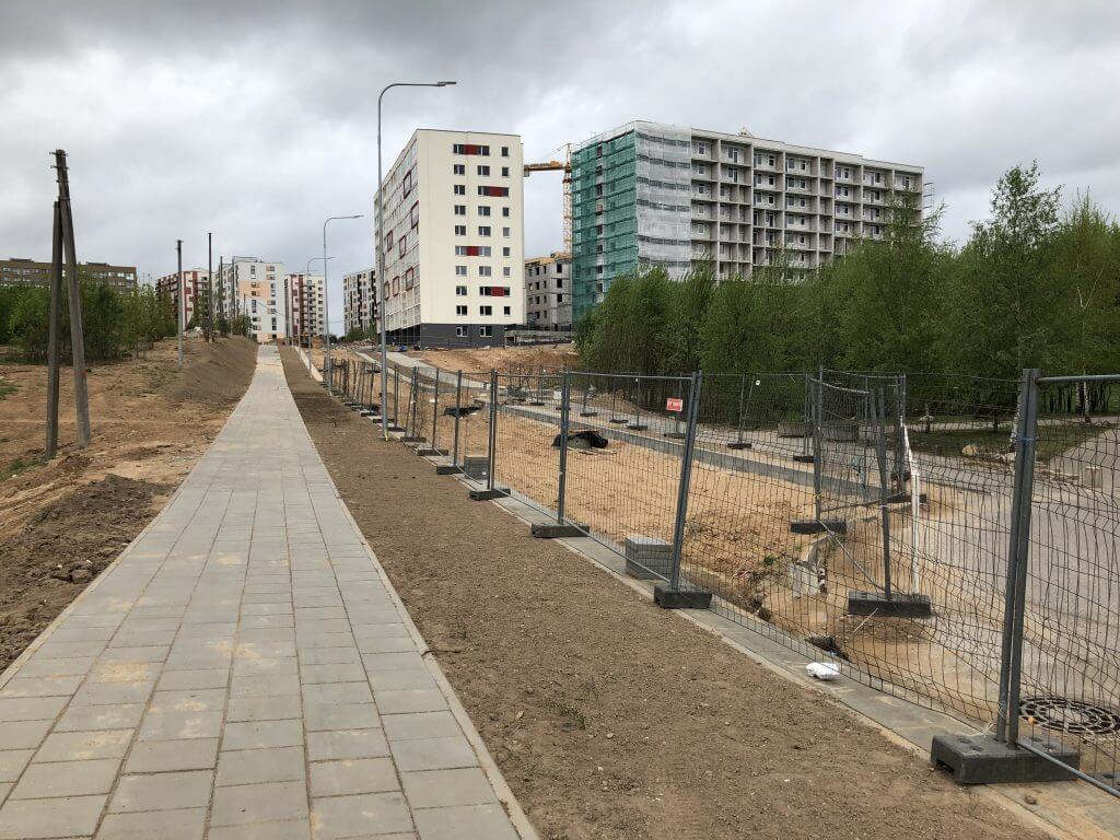 Leičių kiemas 1 etapas (Leičių g. 9) - Multi apartment - construction photos